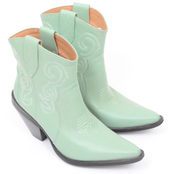 Dingo Women Size 11 Pretty N' Prissy Mint Leather Western Cowboy Boot NEW - Picture 12 of 12